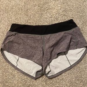Grey lululemon shorts